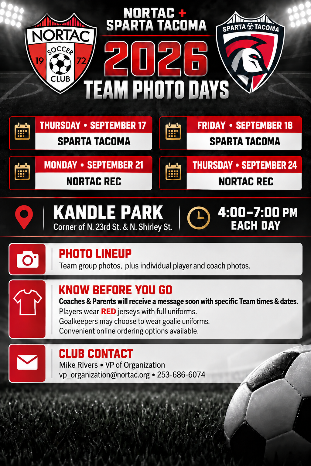 NORTAC SPARTA PICTURE DAYS